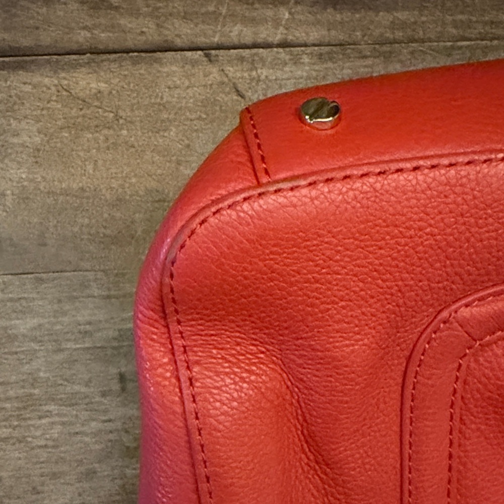 Tory Burch Vibrant Red Satchel - Picture 13 of 13